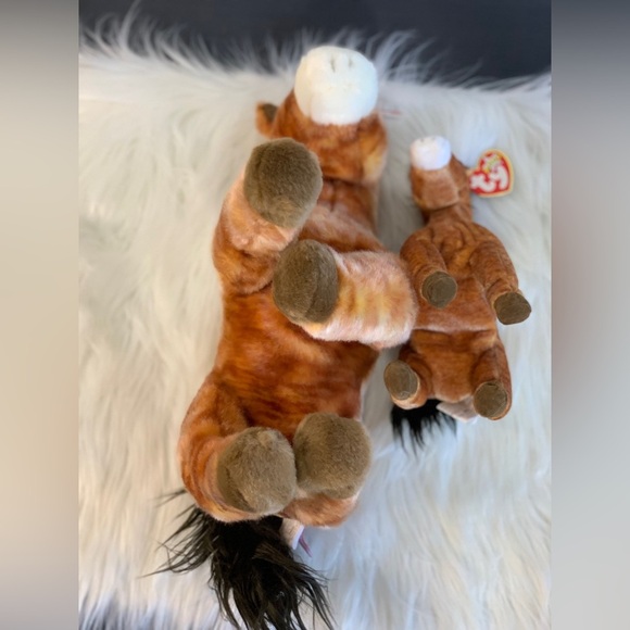 Ty (31) Oats Brown and White Horse Plush - Picture 12 of 13